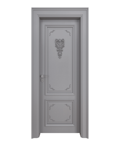 BY-5018V Porte intérieure Laqué Vitrée